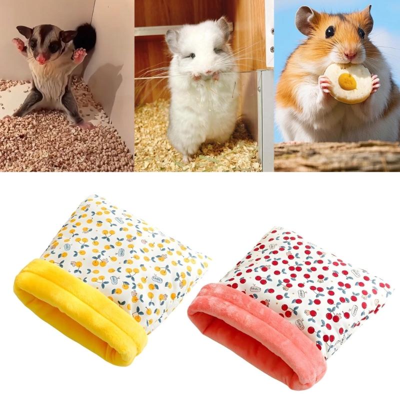 Hamster Rodents Hideaway Toy Gerbil Shelter Hideouts Pet Pocket Bed for Ferrets Hamster Toy Guinea Pigs Toy
