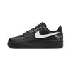 Air Force 1 Black Forbidden Zone Leather Abrasion Resistant Slip Resistant Low Top Skateboard Shoes Unisex CW2288-001(Team997-)