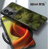 (Comes with wrist strap)IBMRS for Motorola Moto G85 Case,Anti-Fingerprint TPU Thin Phone Cases Cover Protective Shockproof (Camo Black)