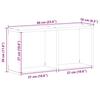 VidaXL Wall Cabinet 60x16x30 Cm Black Engineered Wood, Floating Wall Cabinet, Wall Shelf, Wall Display Cabinet, Furniture 854878