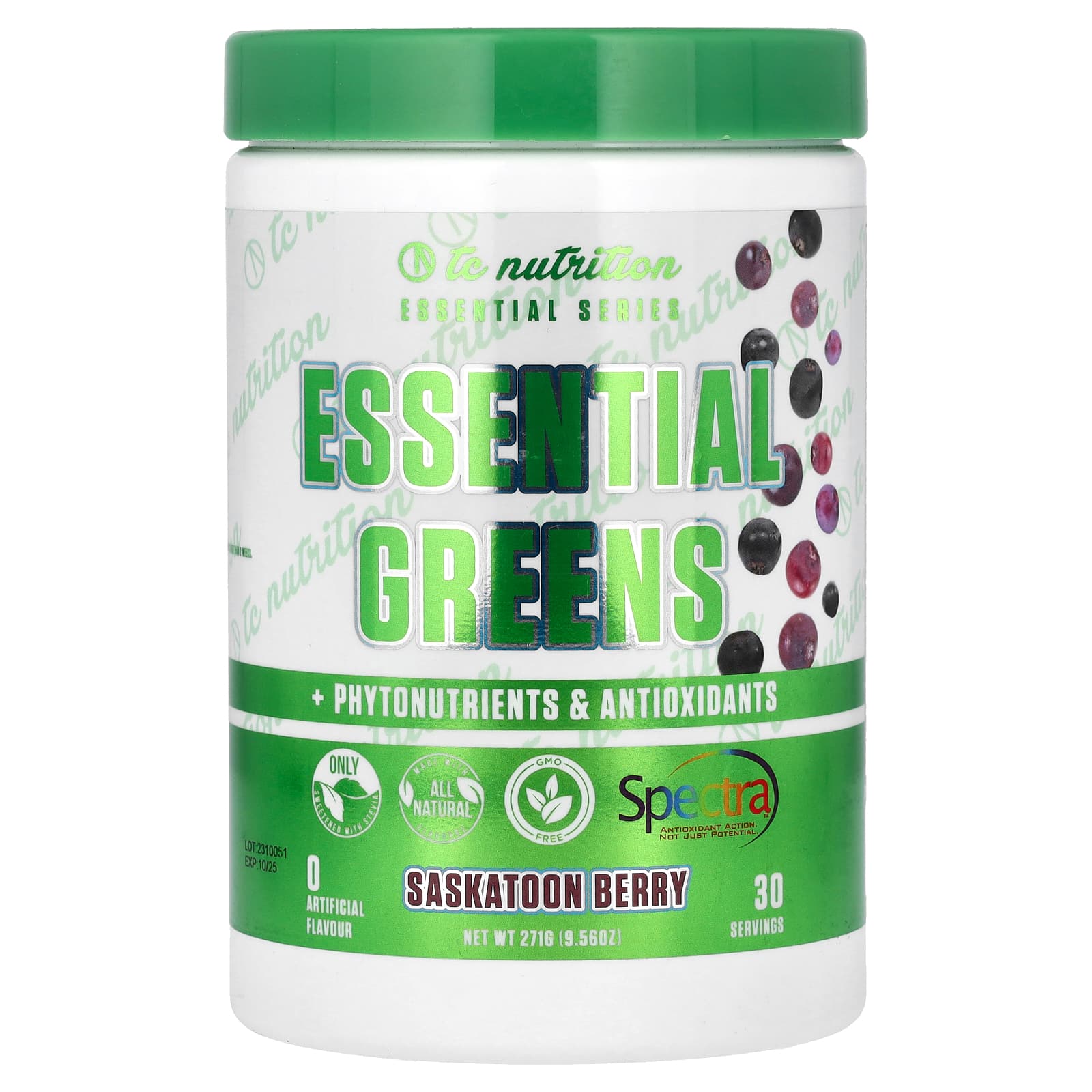 

Essential Series, Essential Greens, Saskatoon Berry, 271G(9.56Oz)