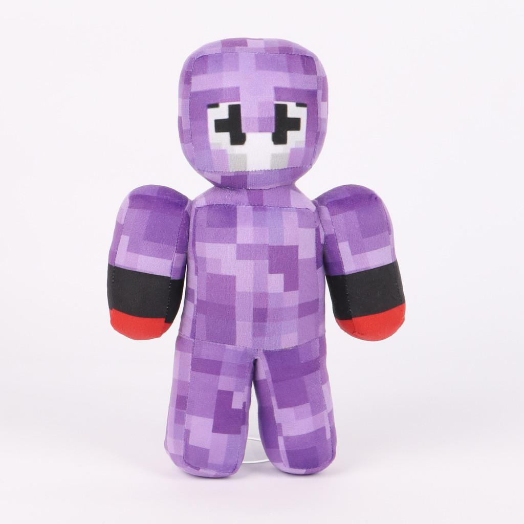 

Minecraft Parrotx2 Spoke Clownpierce Plush Toy Soft Stuffed Doll For Kids And Collectors фіолетовий