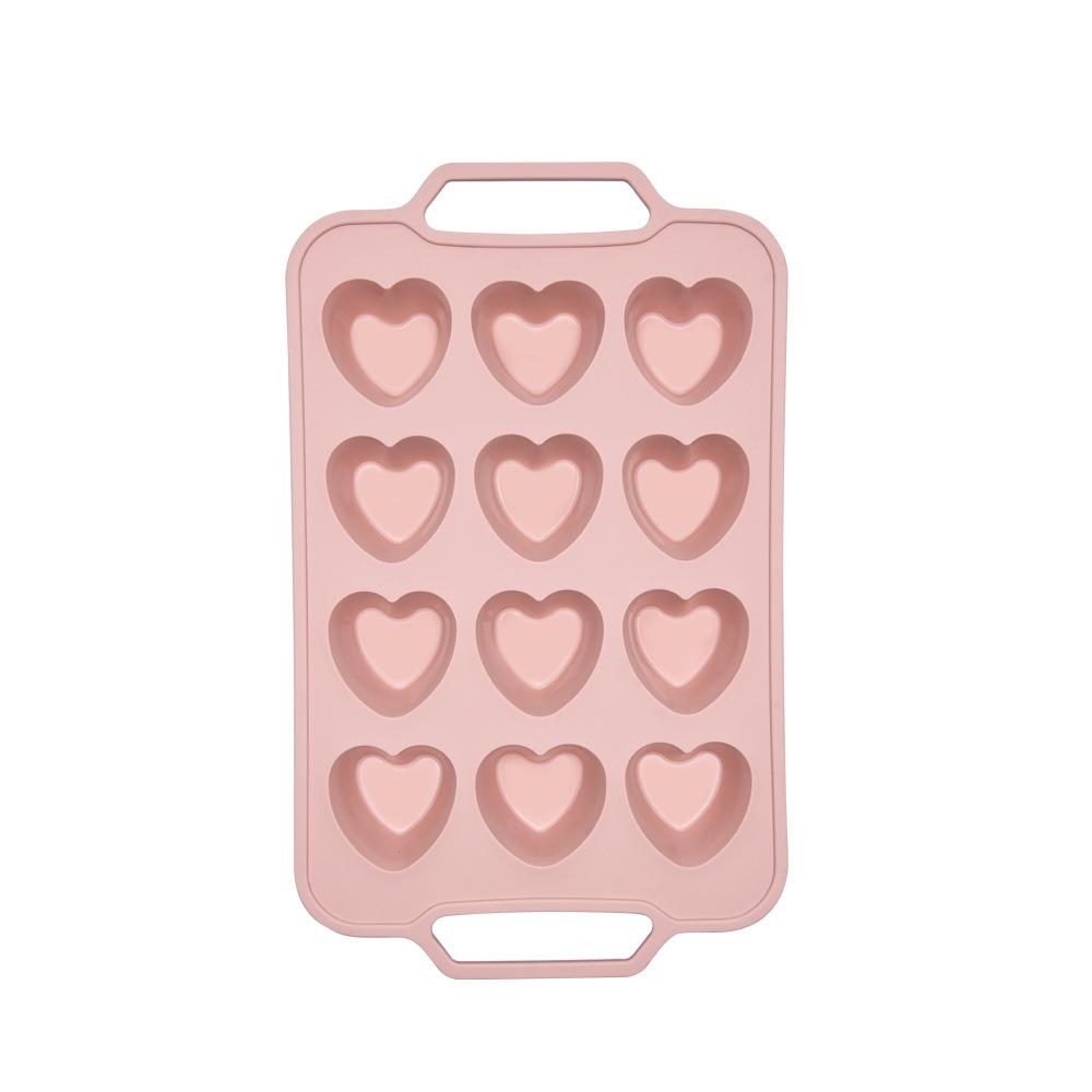 Food Grade Silicone Cake Mold High Temperature Resistant 12 Even Cake Making Baking Mold