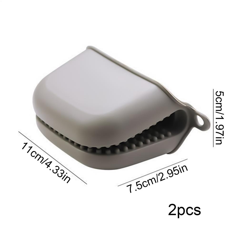 Силиконовые прихватки Кухонные принадлежности Защитные перчатки Противоожоговые Нескользящие перчатки Зажимы Держатель для кастрюль Приготовление Выпечка Прихватки для духовки