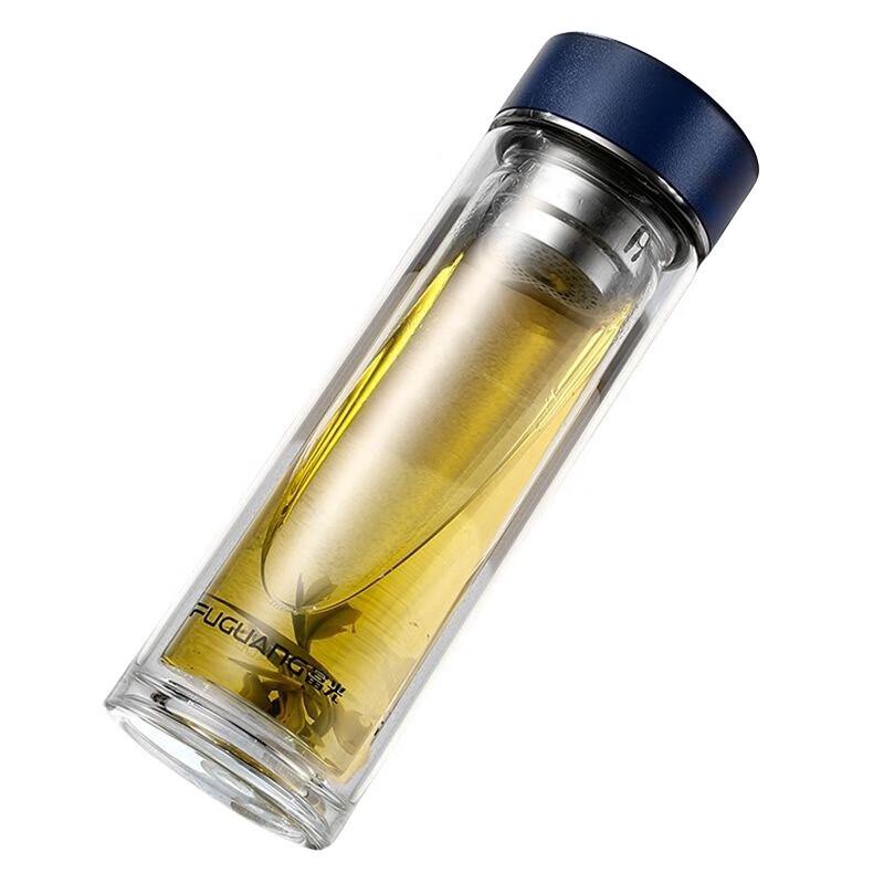 FUGUANG Double-layer Heat-Resistant Glass Tea Water Cup