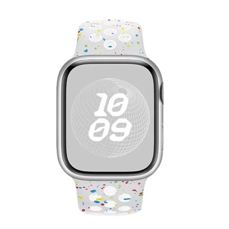 Silicone band For Apple Watch 11 strap 44mm 40mm 45mm 41mm 42mm 46mm correa bracelet iWatch Series 10 8 SE 3 6 7 9 Ultra 2 49mm