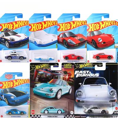 Original Hot Wheels Car Boys Toys 1/64 Diecast Vehicle Porsche 911 Rallye 904 Carrera GTS Porsche Turbo Collector Birthday Gift