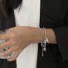 Einzelhorn Pferdearmband Cooles Mädchen Hip Hop Zweilagiges Sternanhänger Armband Einfacher Vielseitiger Modischer Handgelenkschmuck