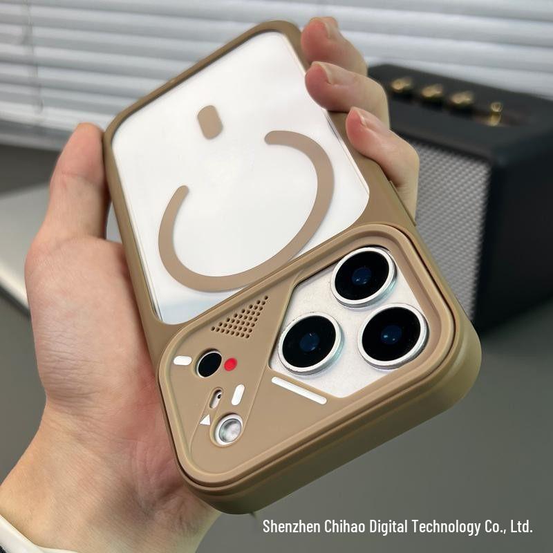 Transparent Drop-proof Magnetic Case with Meiyan Lens for iPhone 17 Pro Max iPhone 11