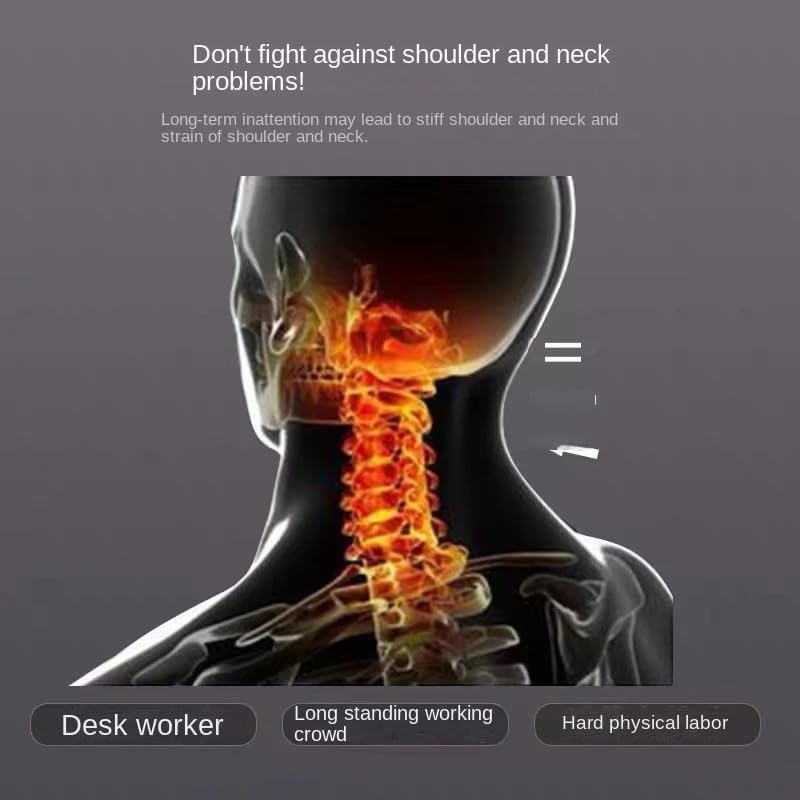 3D SPA Massage Pillow, Cervical Support & Well Sleep Nursing Pillows, Help Sleep and Protect the Neck Knitted Cotton Pillow
