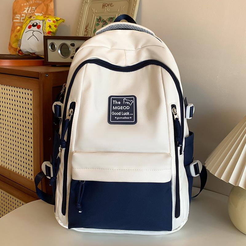 School Bag for Children, Elementary School Students, Girls, Junior High School Students, Contrasting Colors, Middle School Students