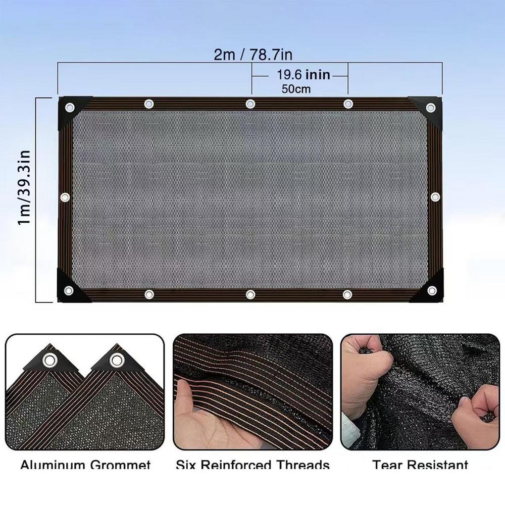 Garden Shade Cloth with Grommets Shade Cloth Sun Shade Fabric Shade Cover for Patio Garden Pergola Shade Cover Canopy Greenhouse