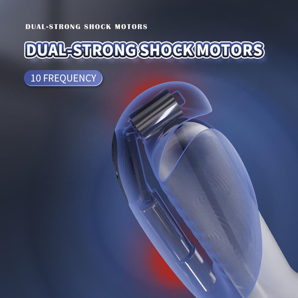 Glans Stimulate Trainer Vibrator Men Penis Delay Exerciser Stimulate Masturbation Massager Vibrating Endurance Trainning Sex Toy