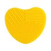 7Colors Makeup Brush Cleaner Silicone Heart Glove Cleaning Cosmetic Board Washing Scrubber