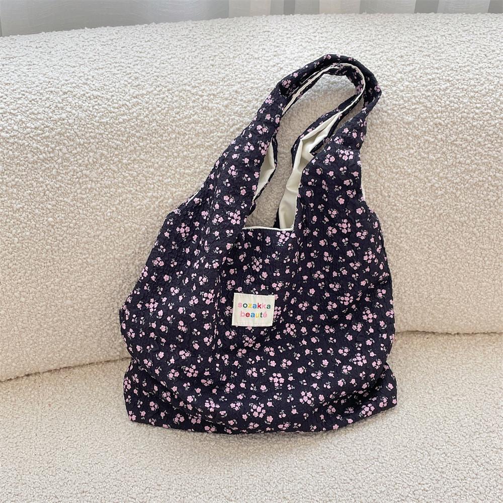 Cute Cartoon Bear Embossed Shoulder Bag For Students Stylish Versatile Tote Bag