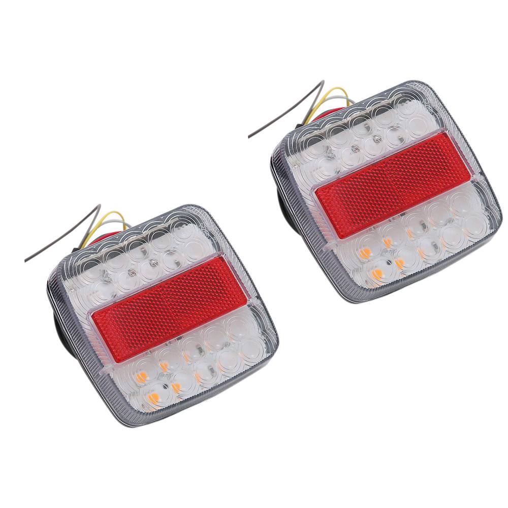 

2Pcs 12V Car Trailer Trucks Tail light Car 20 LED Rear Tail Light Running Turn Signal Rear Lamps Waterproof Tailight Parts