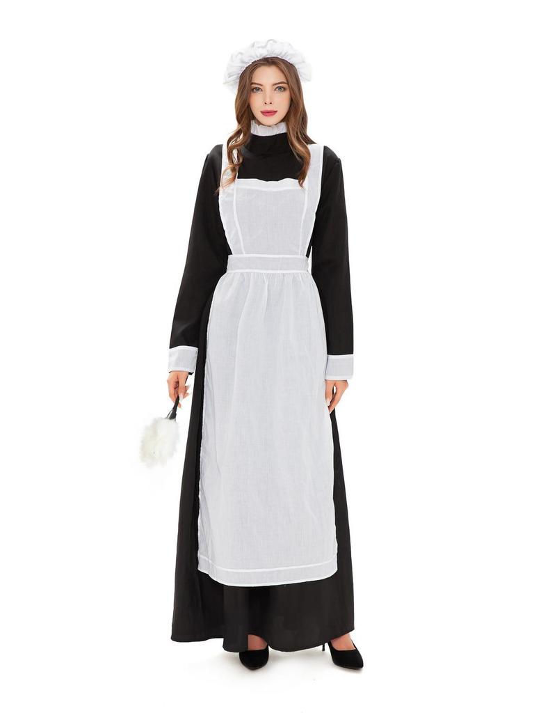 European and American Halloween Cosplay Red Cross Costume Set for Parties and Stage Performances