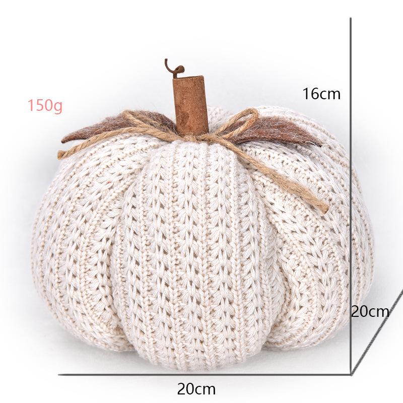 Ornamento Zucca Artigianale 2025 per Decorazioni del Giorno del Ringraziamento e della Festa del Raccolto