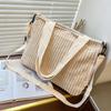 Corduroy Tote Bag Crossbody Bags Handbags Large Capacity Lady Purse Shoulder Bag for Girl Women Versatile Messenger Bags