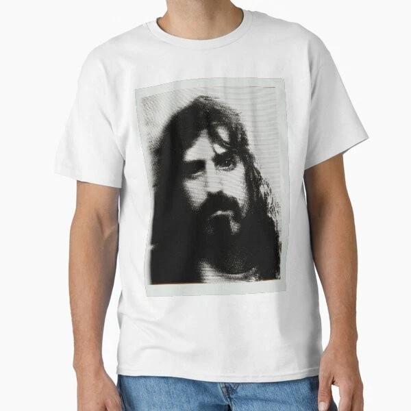 Frank Zappa Portrait Motion Blur Classic Tshirt Made In Usaaus Tshirt S2xl S