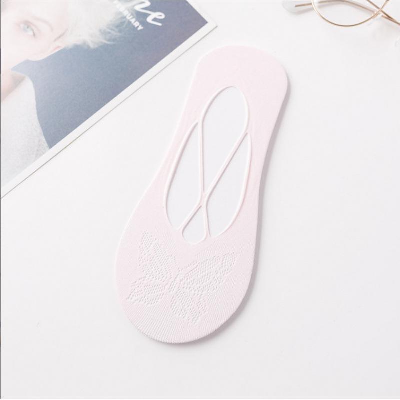 

Women s Non-Slip Sexy Lace Low-Cut Ankle Socks with Straps, Invisible Summer Style Straps, non-slip, hollow breathable, one size
