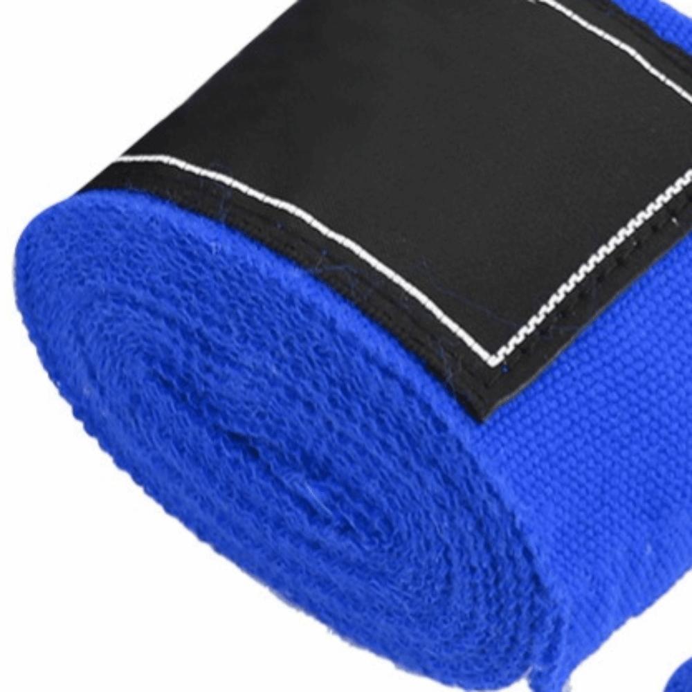 2pcs Blue Color Boxing Hand Wraps Stretch Fabric Blue Boxing Hand Wraps MMA Sparring