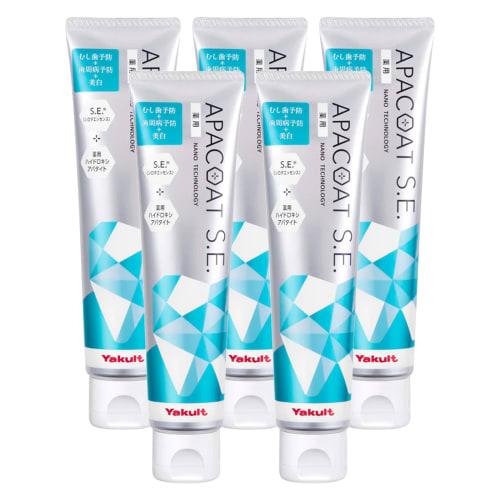 

Зубная паста Yakult Apacoat SE, 120 г, Набор из 5 штук, Лечебная, Предотвращает заболевания пародонта, Отбеливающая, Зубная паста, Кариес и Неприятный запах изо рта