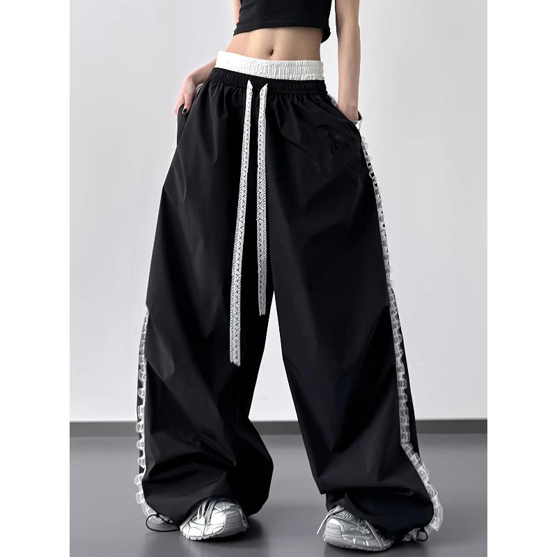 Damenmode Damen Lange Hosen Locker geschnitten Freizeit Streetwear Hosen Kleidung Herrenhosen