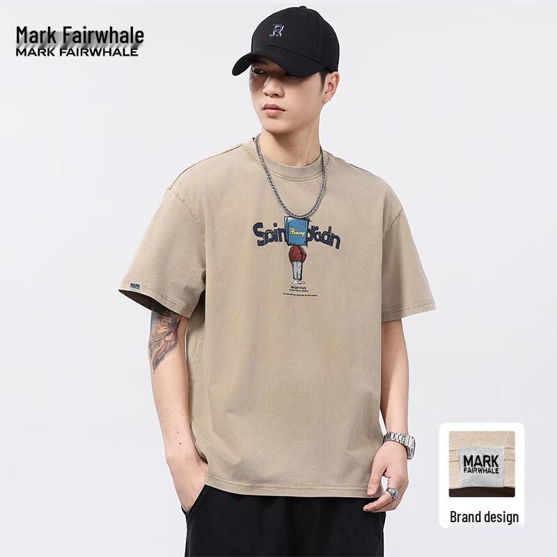 Mark Fairwhale Men s Summer Loose Short-Sleeve T-Shirt XL