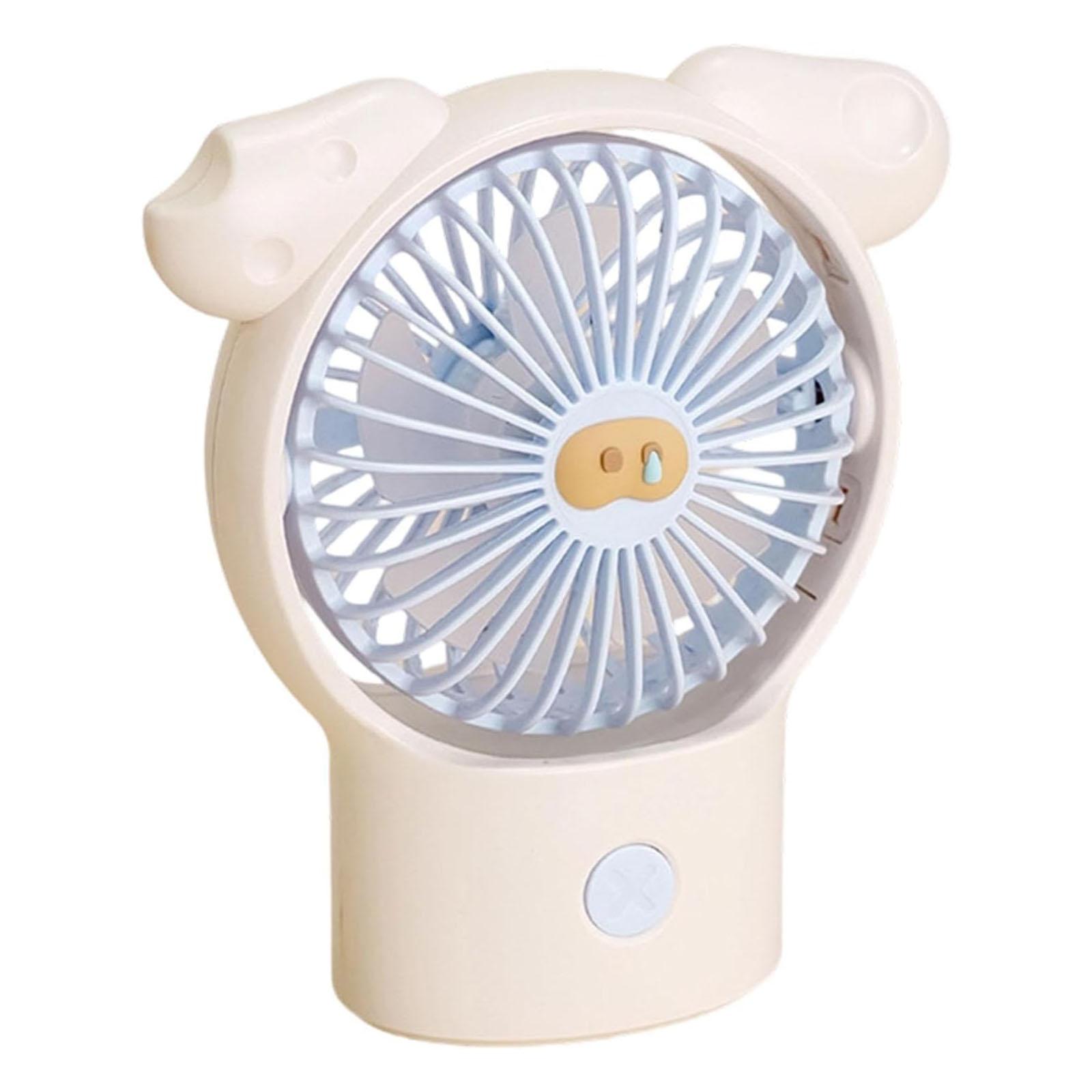

Portable Handheld Fan Personal Mini Fan Rechargeable USB Small Fan with Adjustable Speed for Summer Outdoor Indoor Use One Size синий