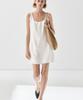 Masimodutti Linen Blend Fluid Short Dress