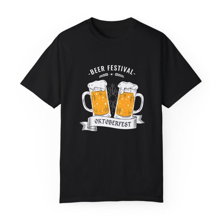 

Hand drawn oktoberfest with pints T-Shirt Unisex tee 3XL