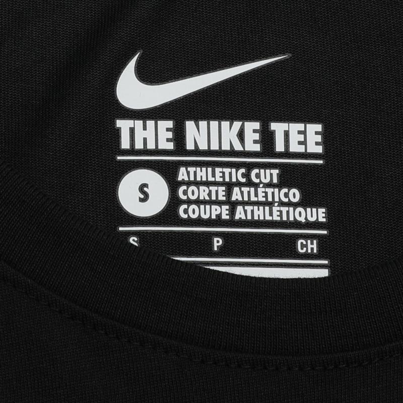 Nike T Shirts Men's Black Crew Neck Moderate Straight Fit 743034-010