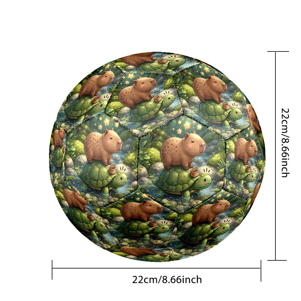 1pc Forest Friends Size 5 Soccer Ball Professional Lightweight Durable Match Training Football Indoor &Outdoor Sports BallTraining Ball Y12