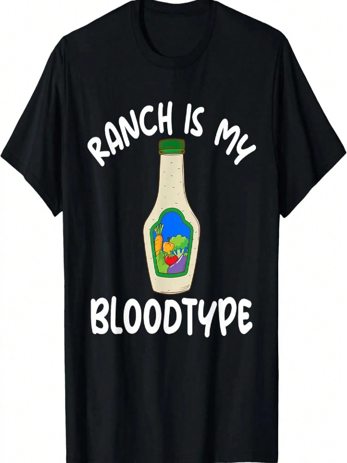 Ranch Is My Bloodtype Ranch Dressing T-Shirt S разноцветный