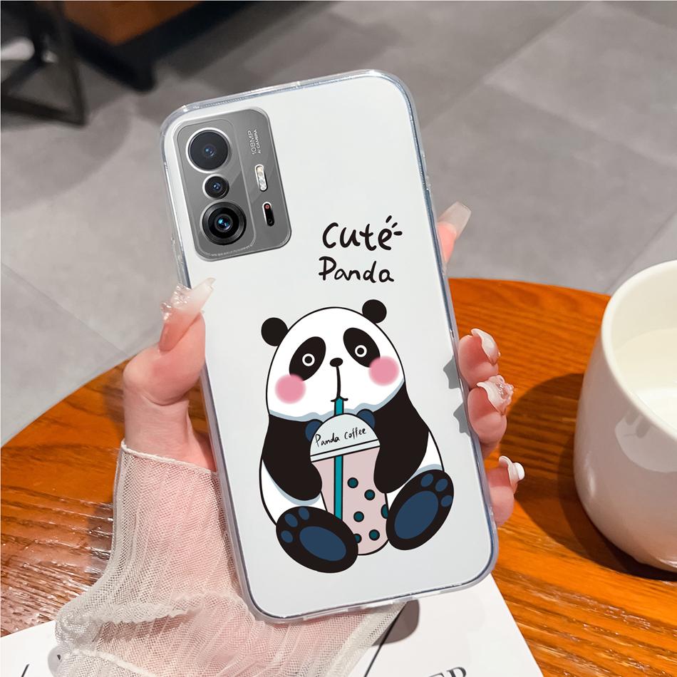 Phone Case For Xiaomi 11T Pro Creative Tag Soft TPU Silicone Clear Shockproof Bumper For Xiaomi 11 T Pro 11TPro Back Cover Coque