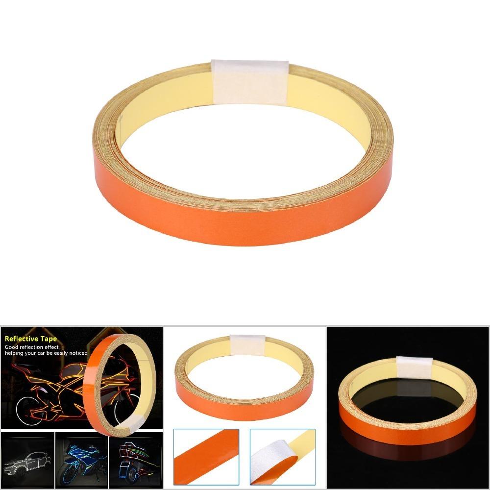 Yellow/Orange/Blue/Red Reflective Sticker Strip Vehicle Reflective Tape Vehicle Body Decoration