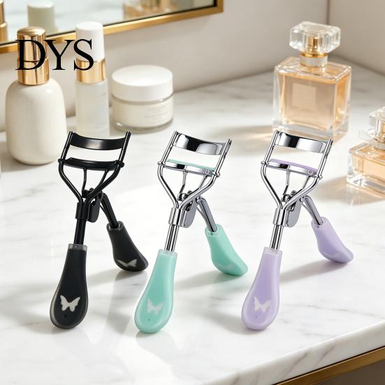 Eyelash Curling Tool Women Curler with Rubber Handle Natural Long Lasting Professional Device Lashes Tools Volumizing Precise Control Eye Lash Clamp