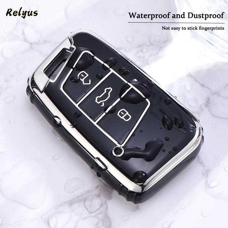 Fit For Vw Volkswagen Magotan Magotan Gte Passat B6 B7 B8 Cc Arteon Fit For Skoda Fabia Superb A7 Kodiaq Auto Tpu Key Fob Case Cover Remote