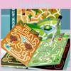 Puzzle Maze Book For Focus Training Paper Toy Logic Brain Games For Kids And Adults