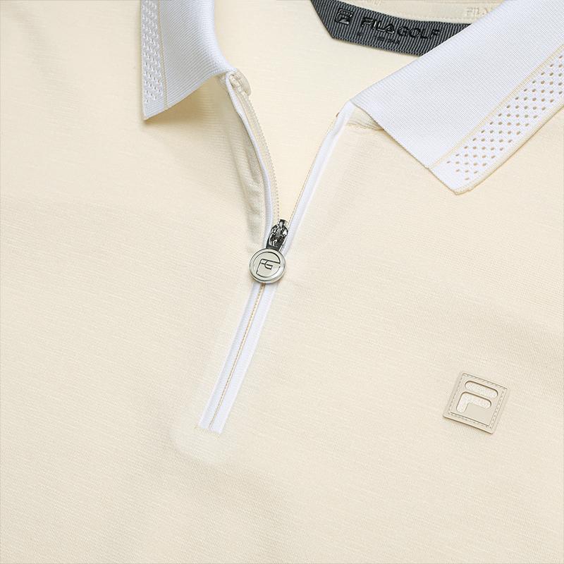 FILA Golf Series Simple Solid Color Comfortable Polo Shirt Women tops A11W635121FLK