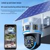 4G Solar-Powered HD 360° Surveillance Camera with Remote Mobile Monitoring (No Power/Network Required)