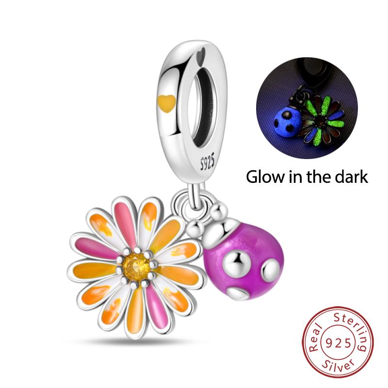 100% Copper Butterfly Fairy Dream Ocean Shell Pearl Mermaid Sea Turtle Sunflower Charms Beads Fit Qikaola Bracelets