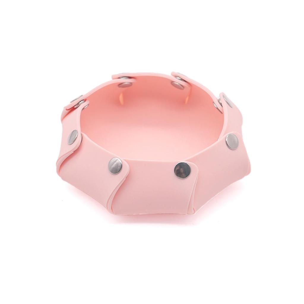 Anti-Tip Silicone Dog Bowl: Portable Outdoor Pet Feeding and Water Bowl