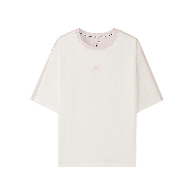 Skechers Round Neck Soft Comfortable Loose Quick-Dry T-Shirt Unisex Tops L226U006-03PF XS