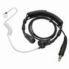 Auricolare Microfono Gola Tubo Acustico Trasparente Auricolare Walkie Talkie Cuffia con PTT U94