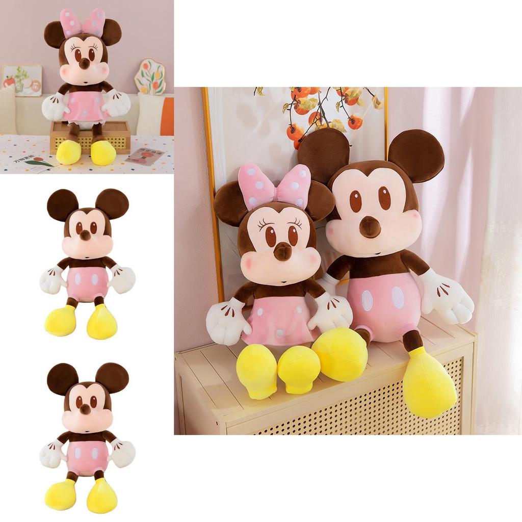 Disney Mickey Mouse Minnie Mouse Plush Stuffed Animal Toy Collectible Gift For Kids Wedding Party Decor