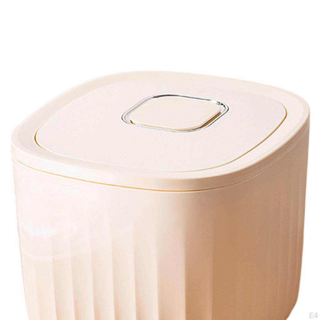 Cereal Bucket, Rice Container, 5 kg Storage Organizer Can Airtight Flour Dispenser Sealed Bin for
