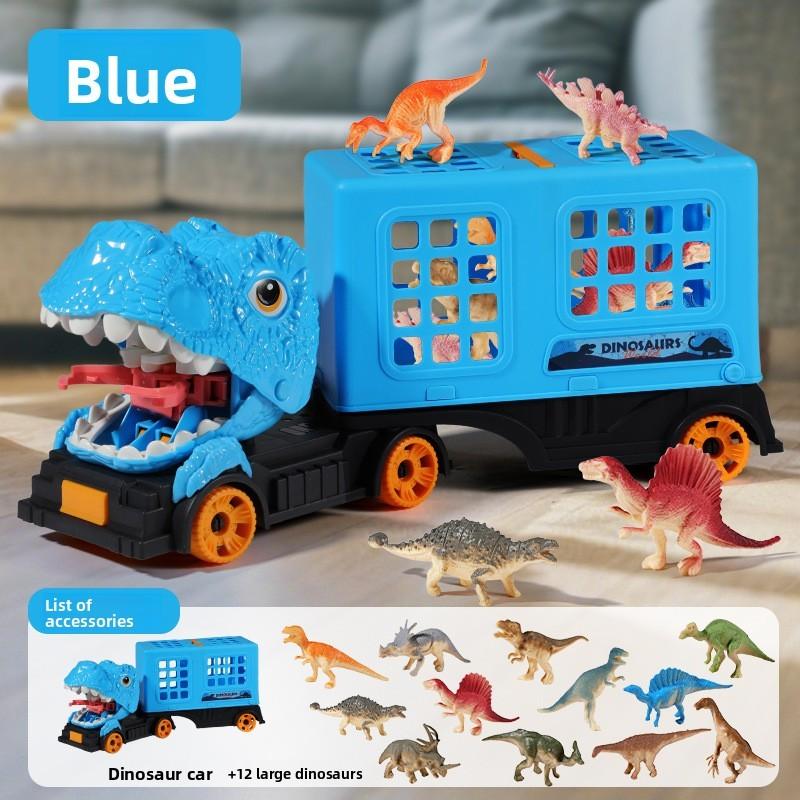 Capture Dinosaur Storage Car With Inertial Feature For Children Educational Gift