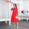 Artistic Retro White Slimming Embroidered Cotton Linen Dress